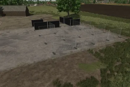 Будівельний паркан Construction Fence для Farming Simulator 25 — 4