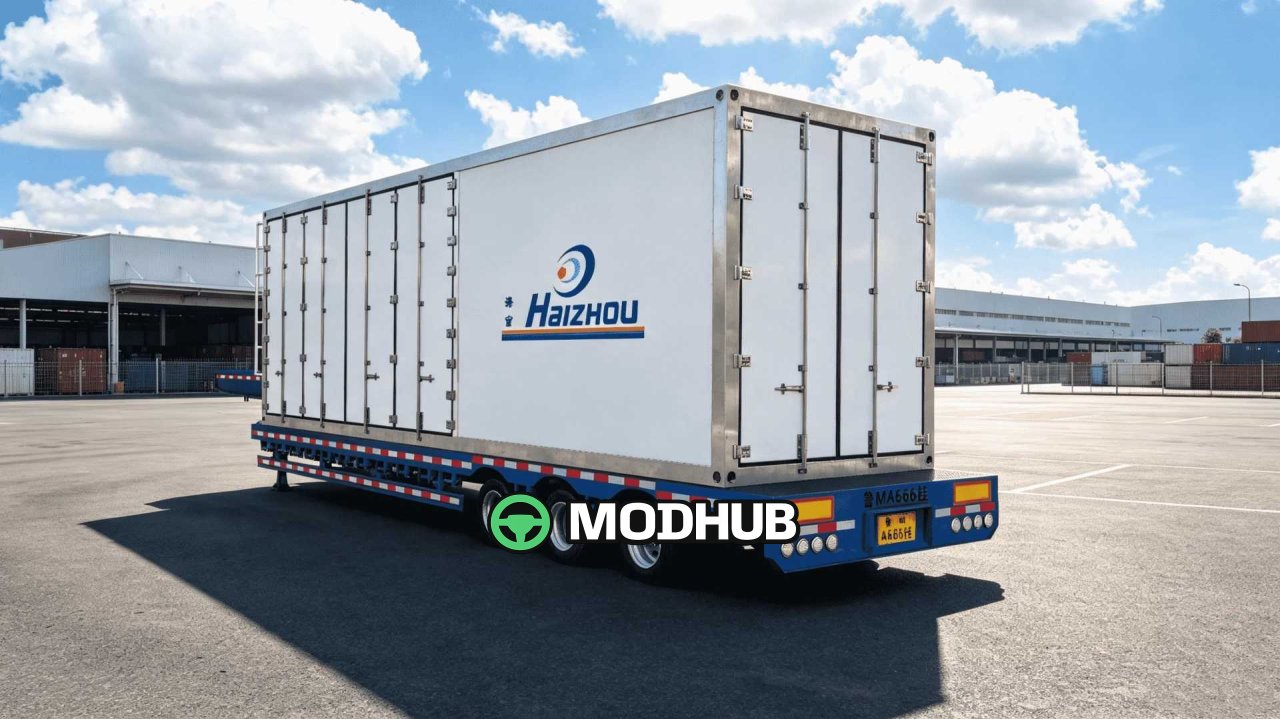Напівпричіп 15M Drop-deck 1.60 для ETS2