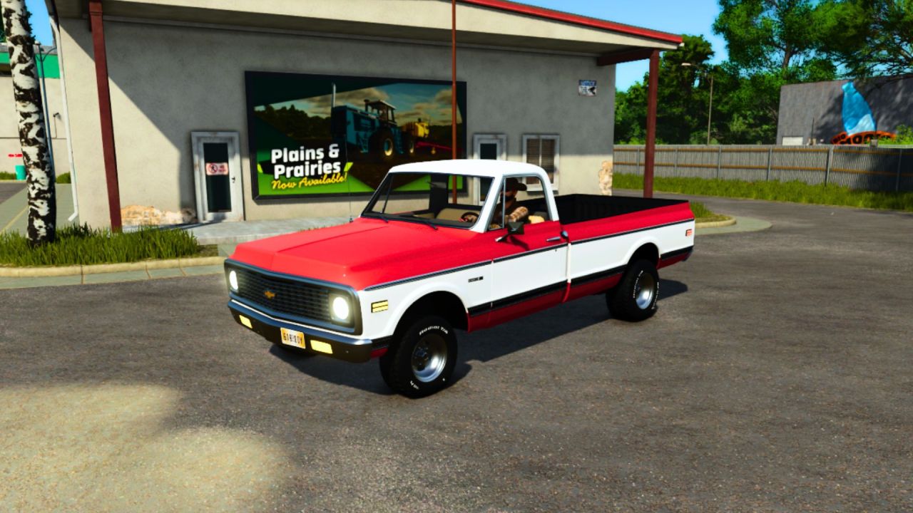 Legendarny Pickup 1970 Chevy C10 do Farming Simulator 25 — Tunig, Wciągarka i Holownik