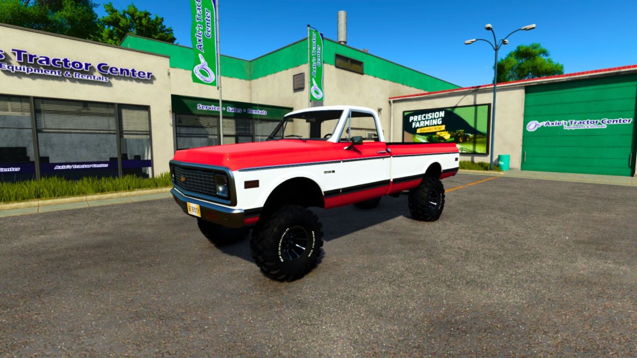 Легендарний Пікап 1970 Chevy C10 для Farming Simulator 25 — Тюнінг, Лебідка та Буксир