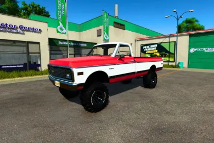 Легендарний Пікап 1970 Chevy C10 для Farming Simulator 25 — Тюнінг, Лебідка та Буксир