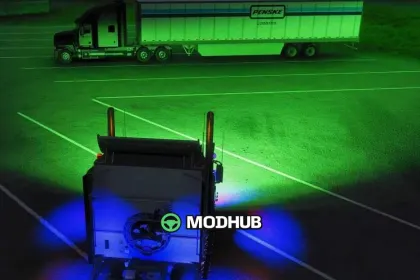 RGB Headlights v3.0 для ATS — 2
