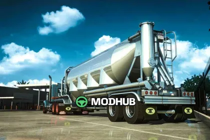 Naczepa J&L Heil Pneumatic Vacuum Tanker v1.0 1.60 do ATS