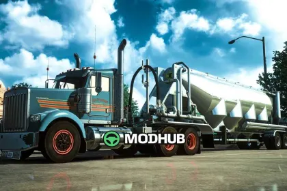 Пневматична вакуумна цистерна J&L Heil v1.0 1.60 для ATS — 3