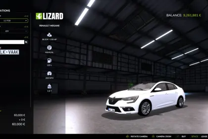 Автомобіль Renault Megane 4 для Farming Simulator 25 — 4