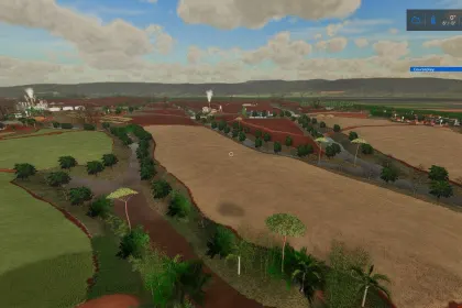 Mapa Ibirarema Map Rowcrop Versão Final 2024 do Farming Simulator 22