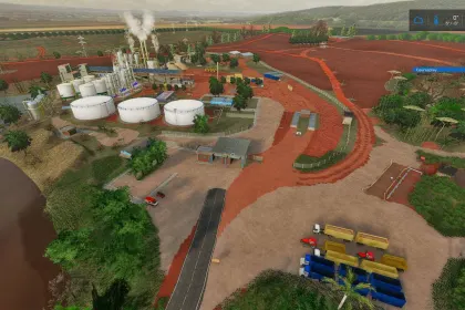 Mapa Ibirarema Map Rowcrop Versão Final 2024 do Farming Simulator 22 — 2