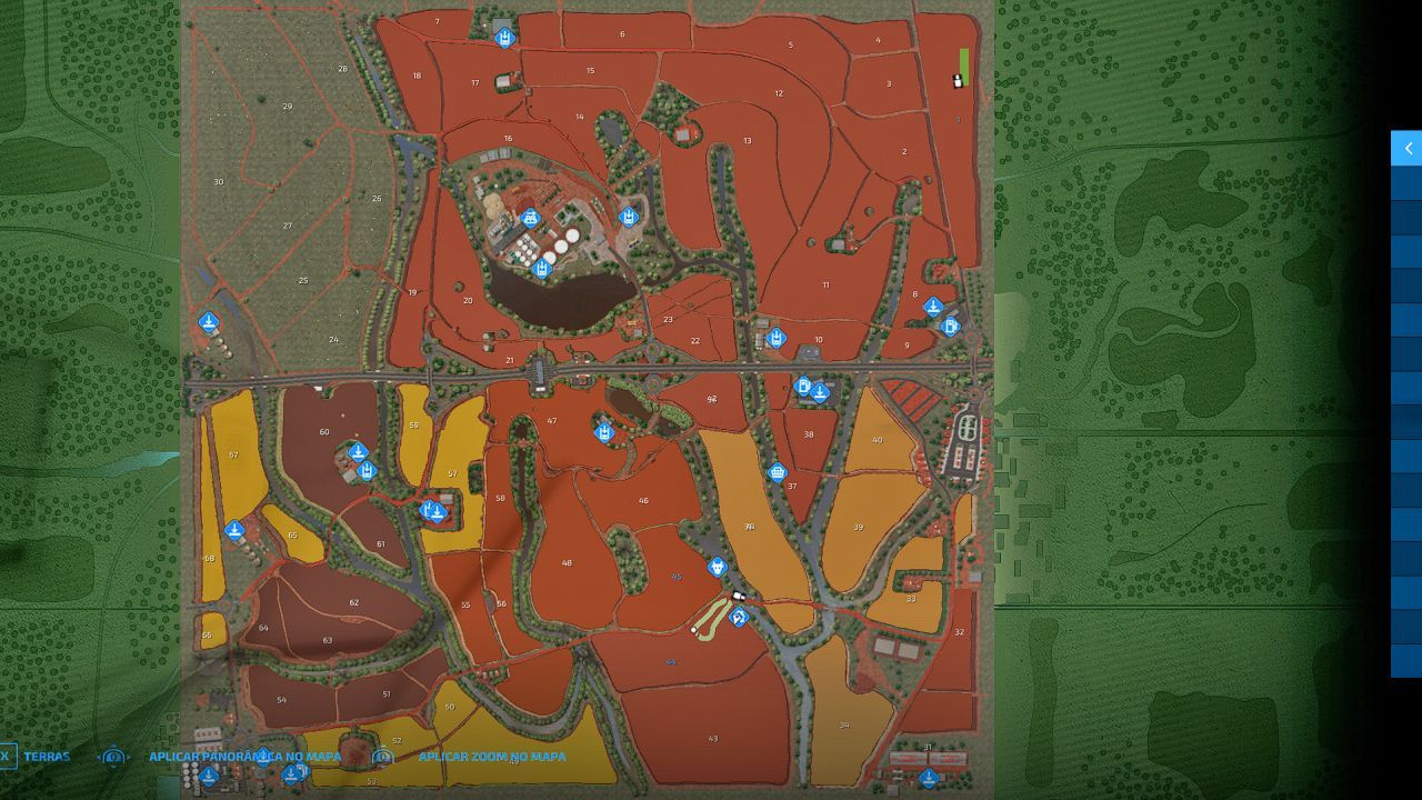 Mapa Ibirarema Map Rowcrop Versão Final 2024 do Farming Simulator 22