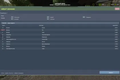 Скрипт High Demand для Farming Simulator 25 — 2