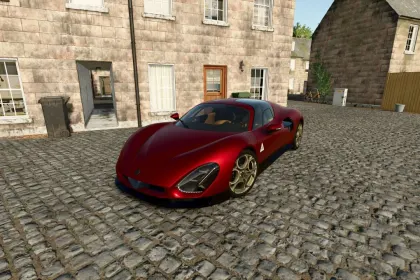 Автомобіль Alfa Romeo 33 Stradale 2023 для Farming Simulator 25