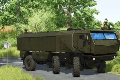Броньований автомобіль КамАЗ-63968 Typhoon-K для Farming Simulator 25