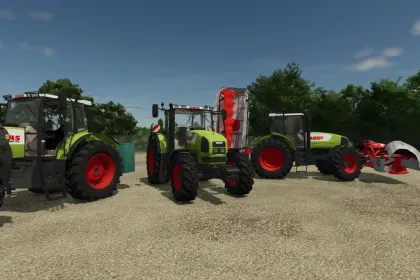 Трактор Claas Ares 800 Series для Farming Simulator 25