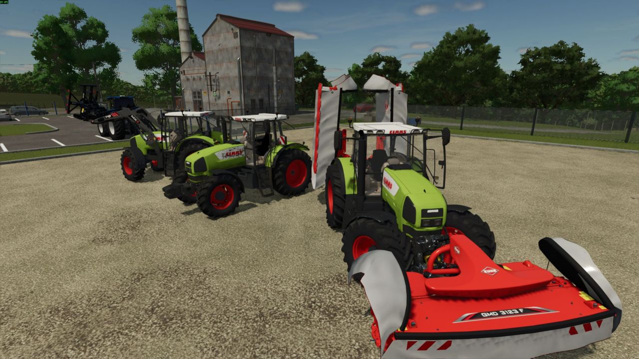Трактор Claas Ares 800 Series для Farming Simulator 25