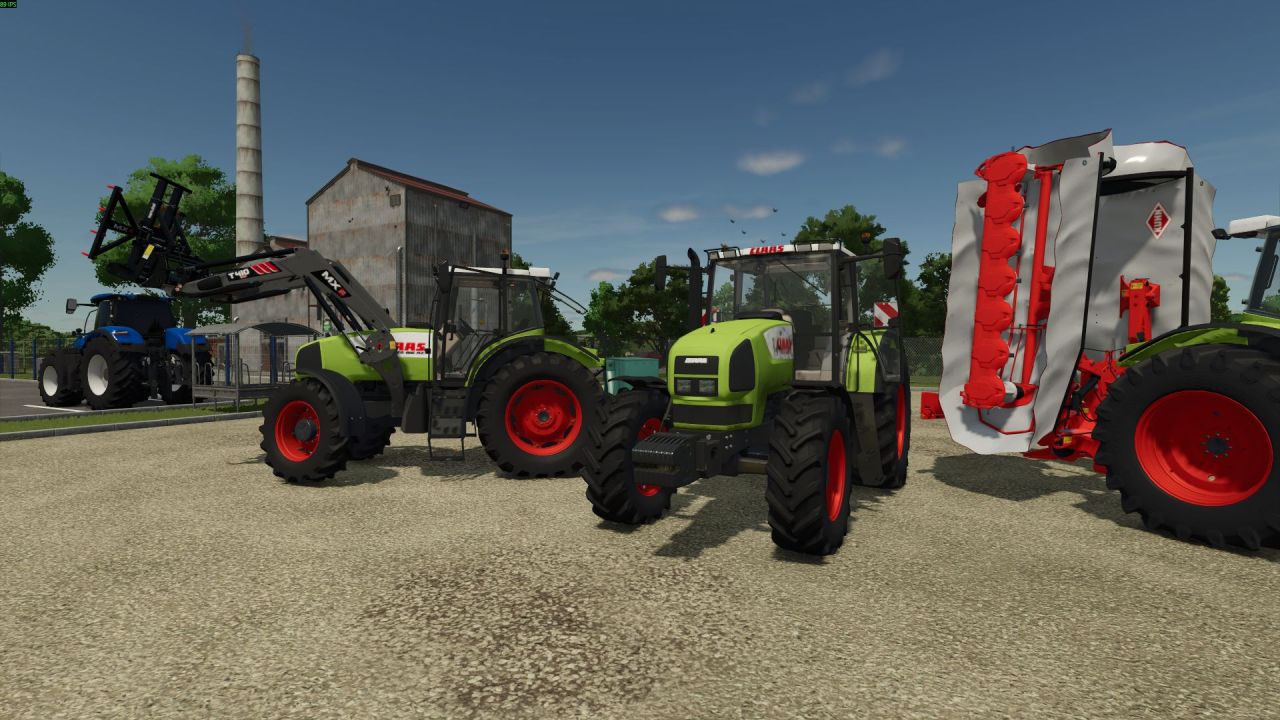 Трактор Claas Ares 800 Series для Farming Simulator 25