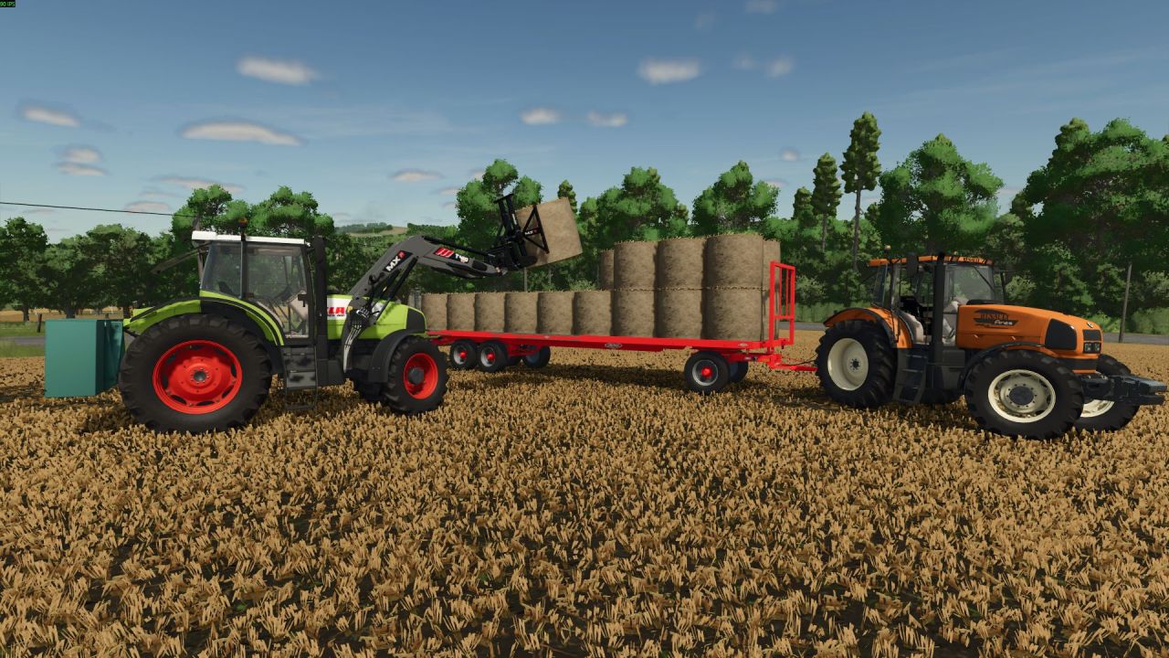 Трактор Claas Ares 800 Series для Farming Simulator 25
