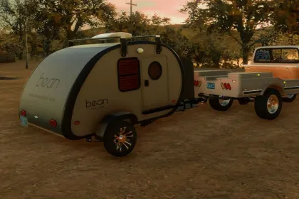 Причіп Bean Camper Trailer для Farming Simulator 25 — 2