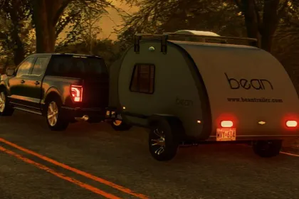 Причіп Bean Camper Trailer для Farming Simulator 25 — 4