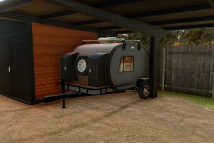 Причіп Bean Camper Trailer для Farming Simulator 25 — 5