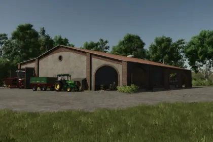 Сарай Shed 30x30 (closed version) для Farming Simulator 25