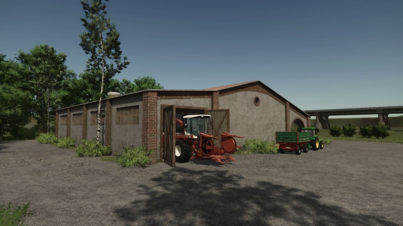 Сарай Shed 30x30 (closed version) для Farming Simulator 25