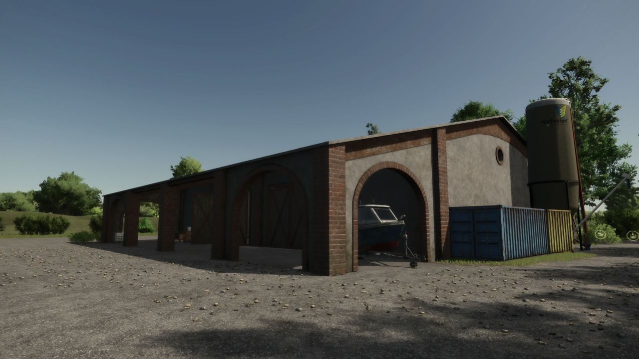 Сарай Shed 30x30 (closed version) для Farming Simulator 25