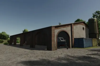 Сарай Shed 30x30 (closed version) для Farming Simulator 25 — 3