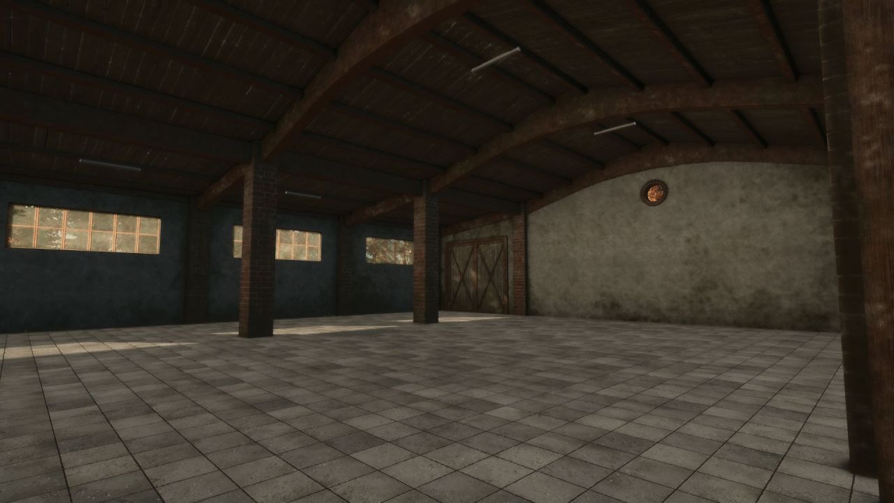 Сарай Shed 30x30 (closed version) для Farming Simulator 25