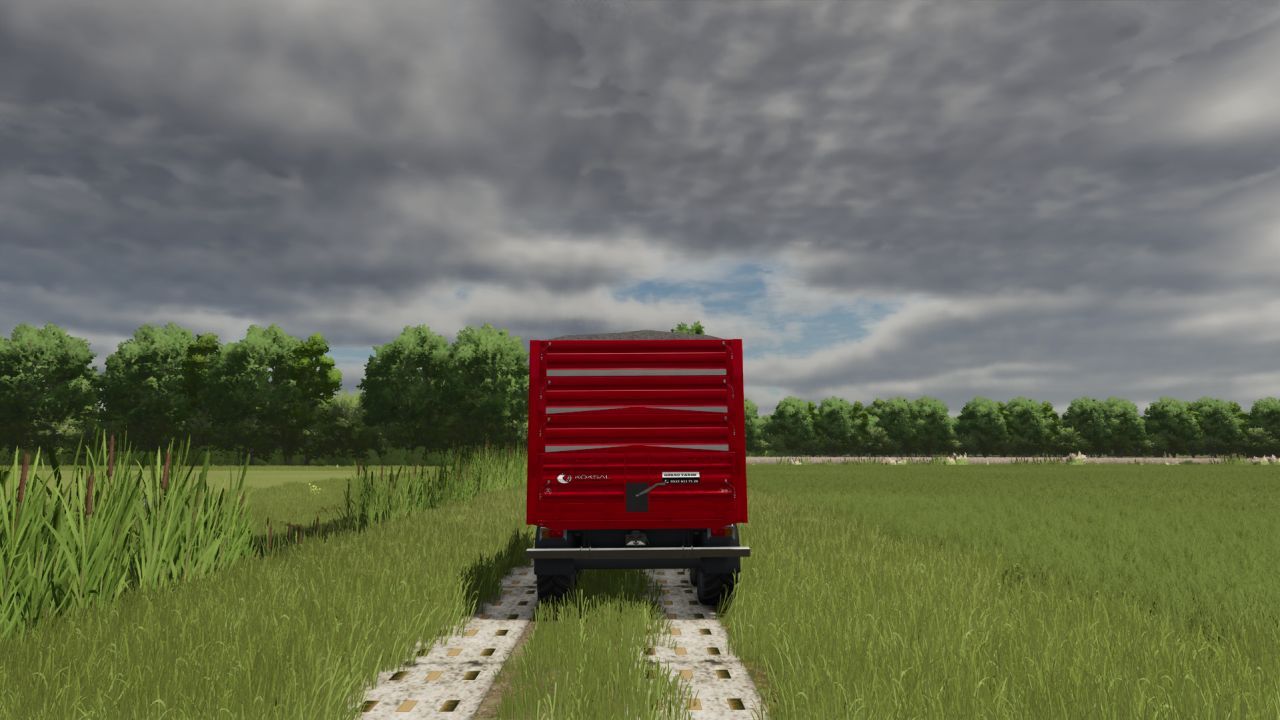 Ефективний Причіп Köksal 12 на 15 Тонн для Farming Simulator 25 - Скріншоти