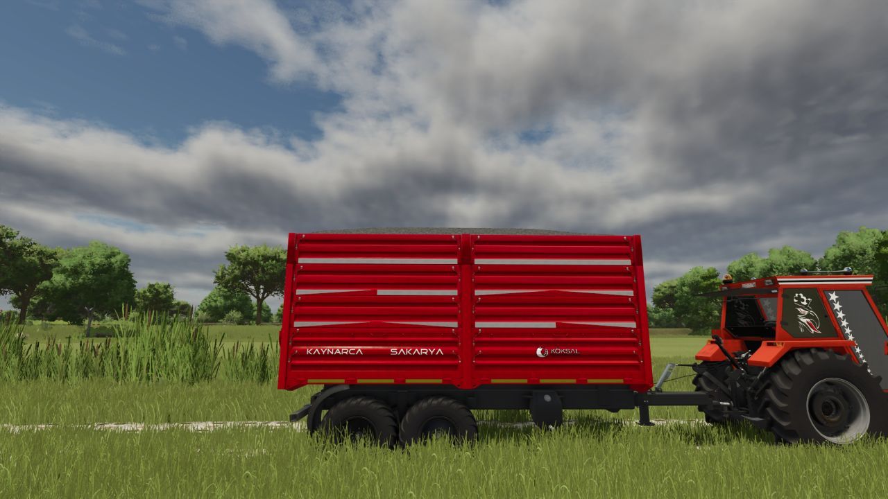 Ефективний Причіп Köksal 12 на 15 Тонн для Farming Simulator 25 - Скріншоти