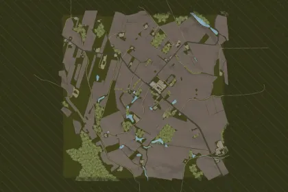 Затишна Польська Карта Lipka Wielka Crossplay для Farming Simulator 25 — 95 Ділянок і Жива Атмосфера