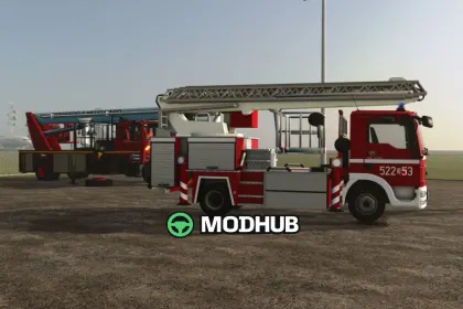 Пожежний підйомник MAN TGM для FS25