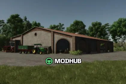 Сарай 30×30 (закрита версія) V1.0 для FS25