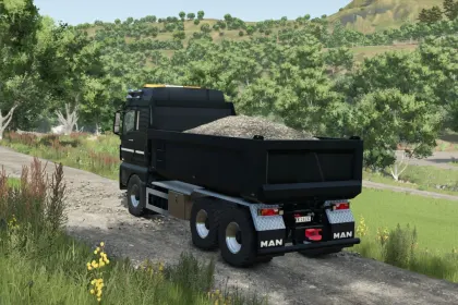 Потужна Вантажівка MAN TGX 26.580 Самоскид для Farming Simulator 25 — 2