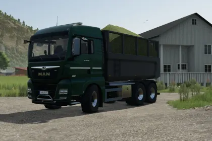 Потужна Вантажівка MAN TGX 26.580 Самоскид для Farming Simulator 25 — 3