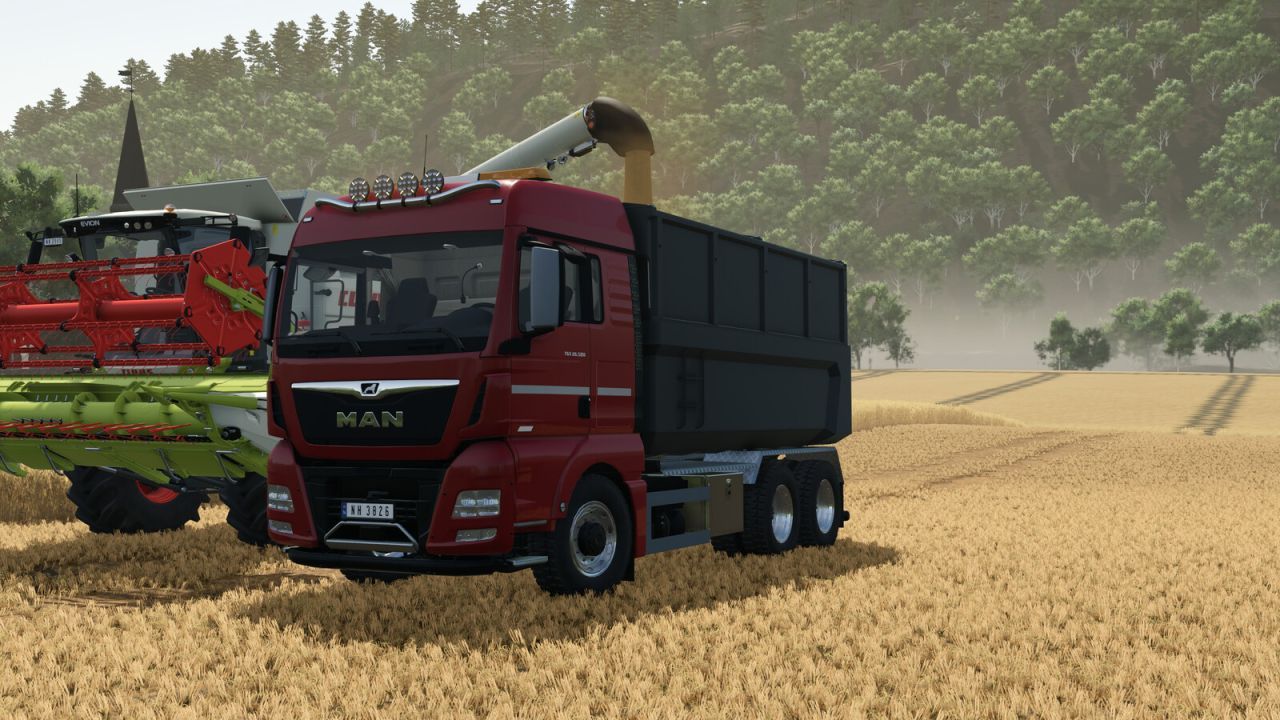 Потужна Вантажівка MAN TGX 26.580 Самоскид для Farming Simulator 25 - Скріншоти