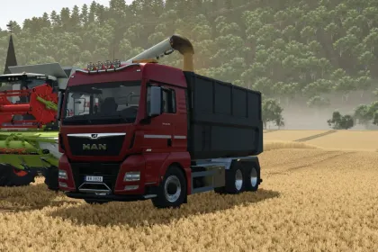 Потужна Вантажівка MAN TGX 26.580 Самоскид для Farming Simulator 25 — 4