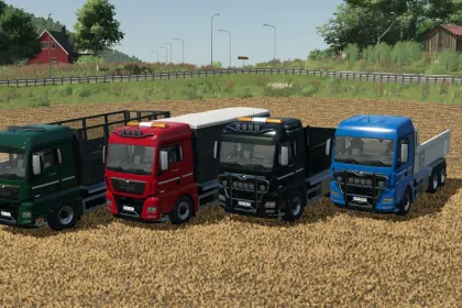 Потужна Вантажівка MAN TGX 26.580 Самоскид для Farming Simulator 25 — 5