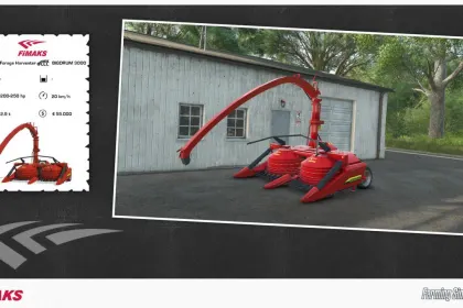 Прес-підбирач силосу Fimaks Bigdrum 3000 для Farming Simulator 25 — 2