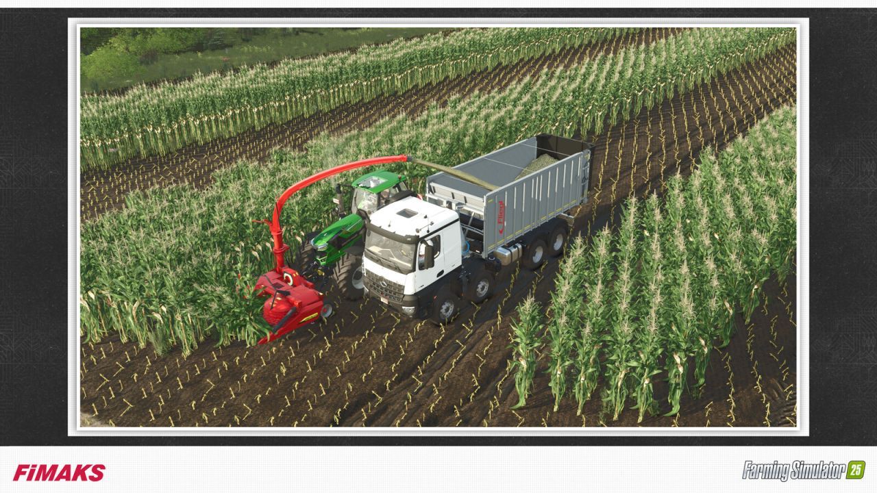 Прес-підбирач силосу Fimaks Bigdrum 3000 для Farming Simulator 25