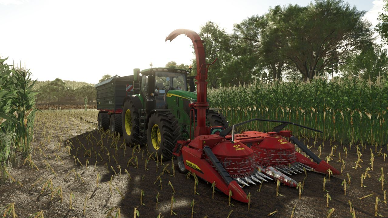 Прес-підбирач силосу Fimaks Bigdrum 3000 для Farming Simulator 25