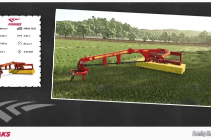 Scheibenmähwerk Fimaks FMDM 320C für Farming Simulator 25 — 2
