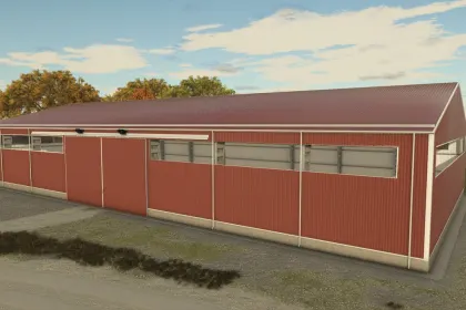 Металева будівля Metal Hall для Farming Simulator 25