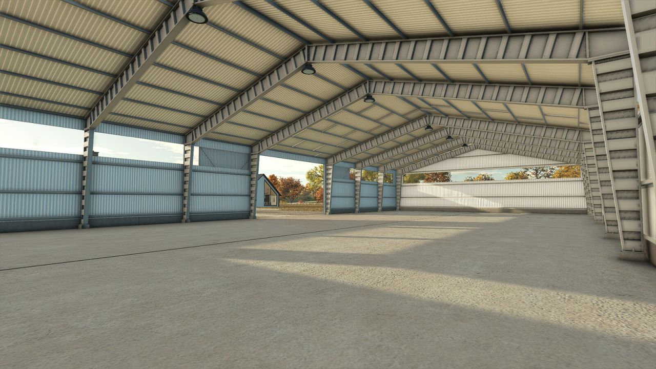 Металева будівля Metal Hall для Farming Simulator 25
