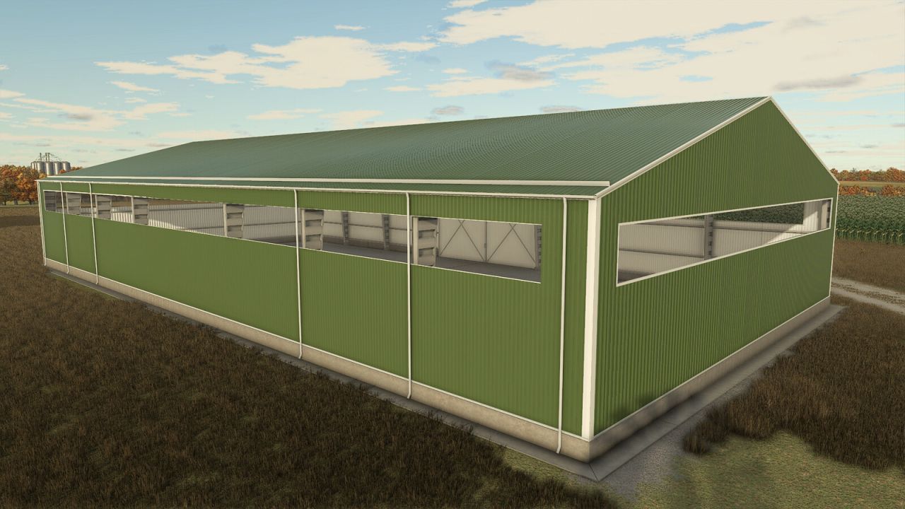 Металева будівля Metal Hall для Farming Simulator 25