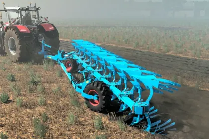 Ефективний Плуг Lemken Diamant 12 для Швидкої Оранки у Farming Simulator 25 — 3