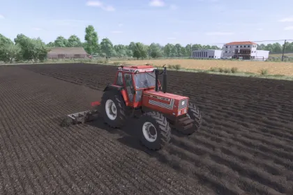 Efficient Agricultural Leveler 5m — Soil Cultivator after Plowing for FS25