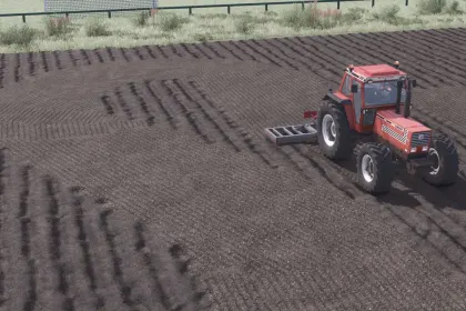 Efektywny Agricultural Leveler 5m — Rozluźniacz Gleby po Orce dla FS25 — 2