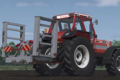 Efektywny Agricultural Leveler 5m — Rozluźniacz Gleby po Orce dla FS25 — 4