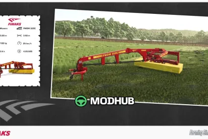 Scheibenmähwerk Fimaks FMDM 320C für FS25 — 2
