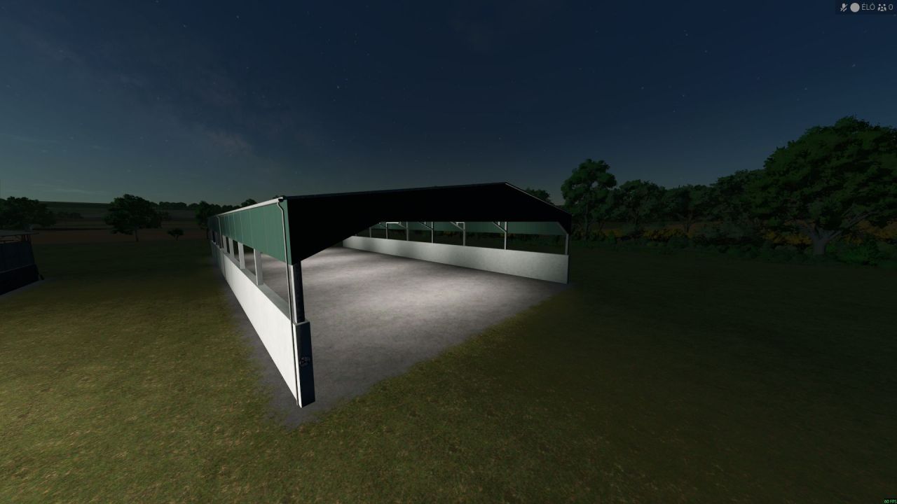 База/зерносховище Traditional flat storage granary для Farming Simulator 25